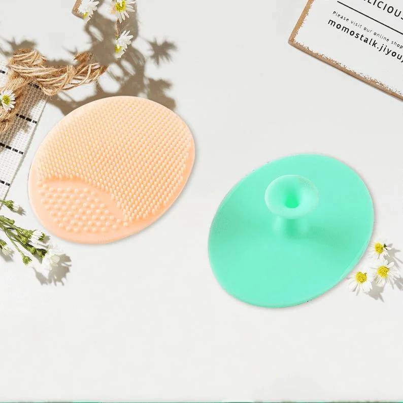 Soft Silicone Bath Brushes Body Exfoliator Massage Baby Cleaning Dispenser Brush