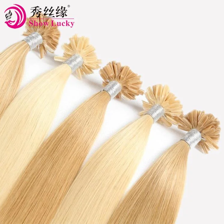 Wholesale Price Supply Keratin Pre-Bonded Virgin Remy Brazilian Human Hair Stick I Tip Hair Accessories