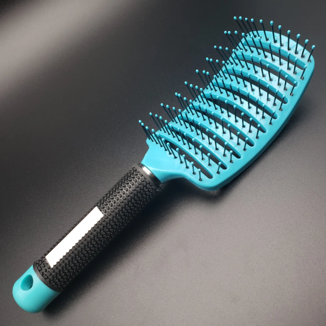 Hot Sales Detangling Hairbrush, Detangle Curved Hair Brush, Big Size Detangler Curved Hairbrush