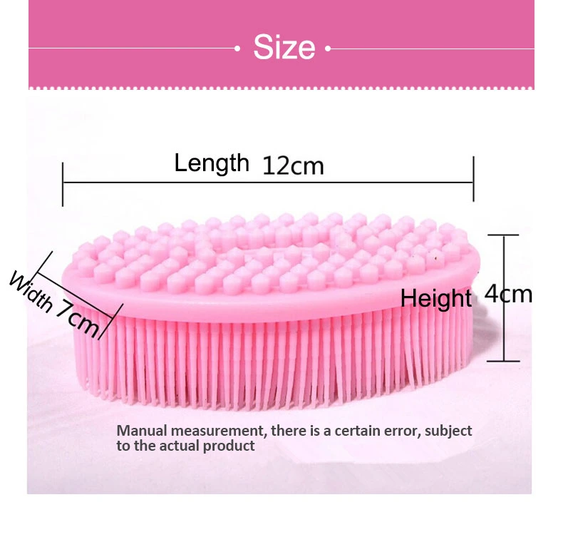 Amazon Hot Sale Silicone Loofah Bath Cleansing Body Brush