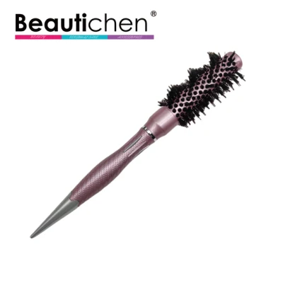 Beautichen Big Rose Gold Punho Redondo Secador de Cabelo Profissional Cerdas de Nylon Atacado Redondo Iônico Rolante Encaracolado Estilo Escova de Cabelo